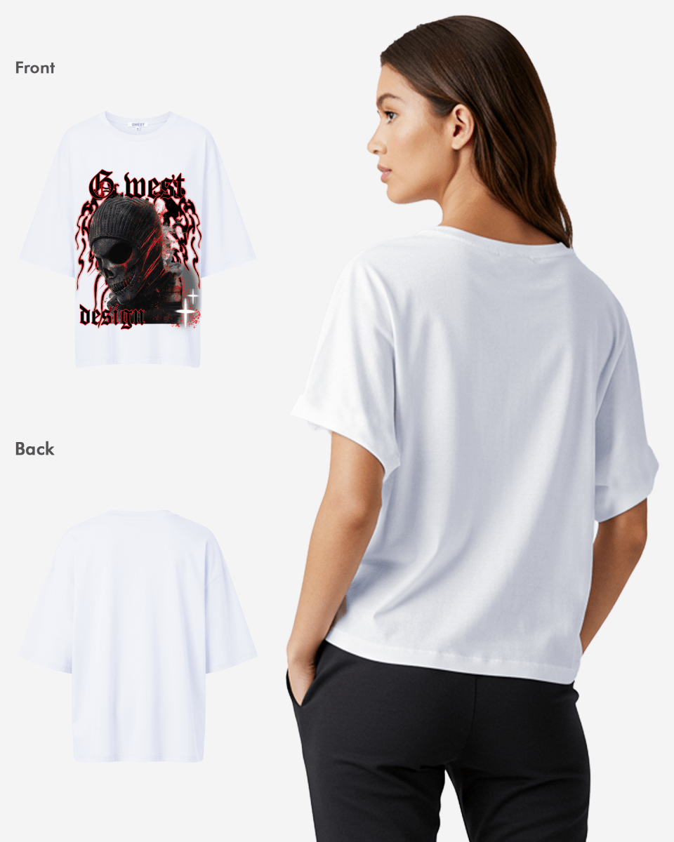 G WEST MASK 3.0 Oversized Tee - Women