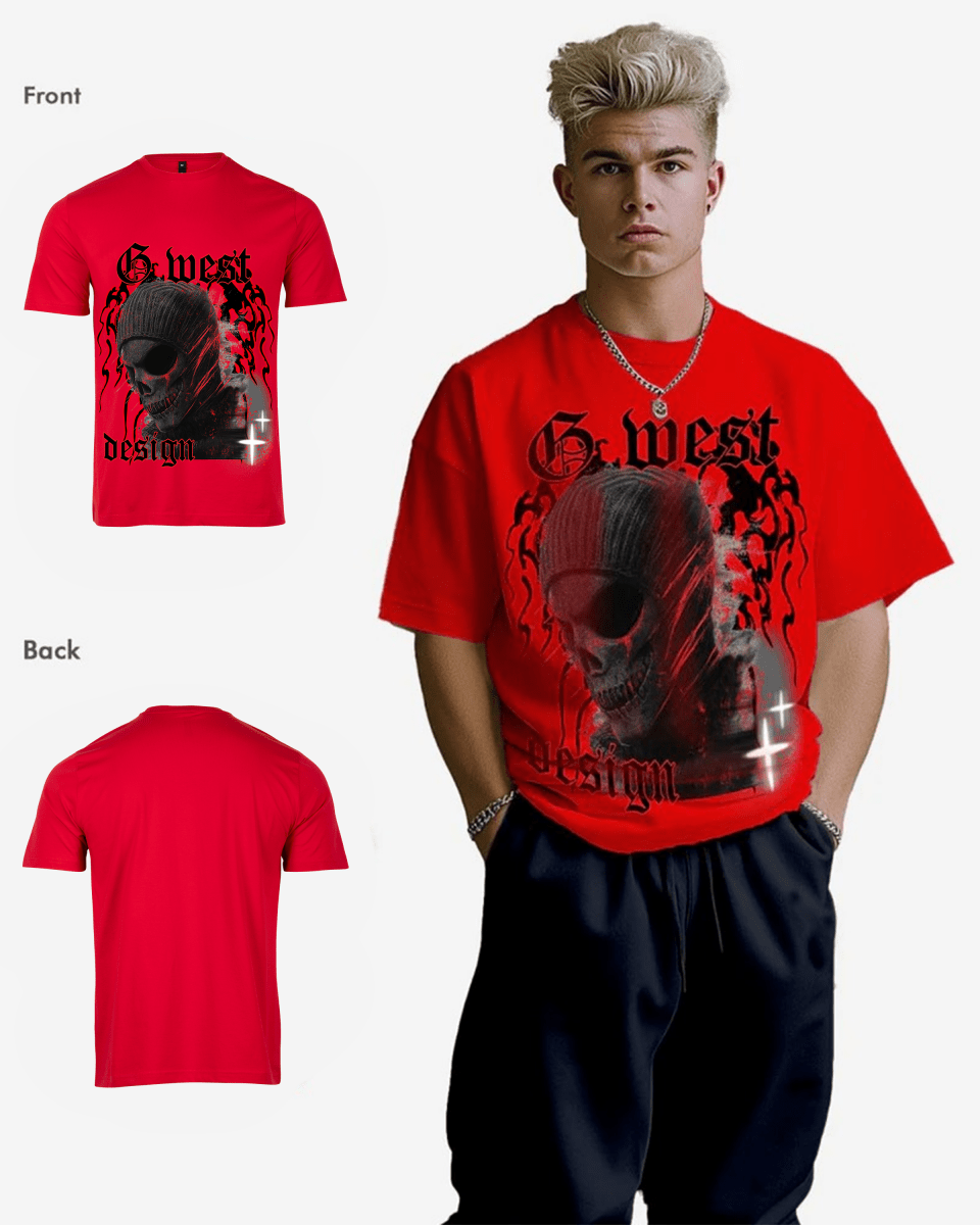 G WEST MASK 3.0 Oversized TEE