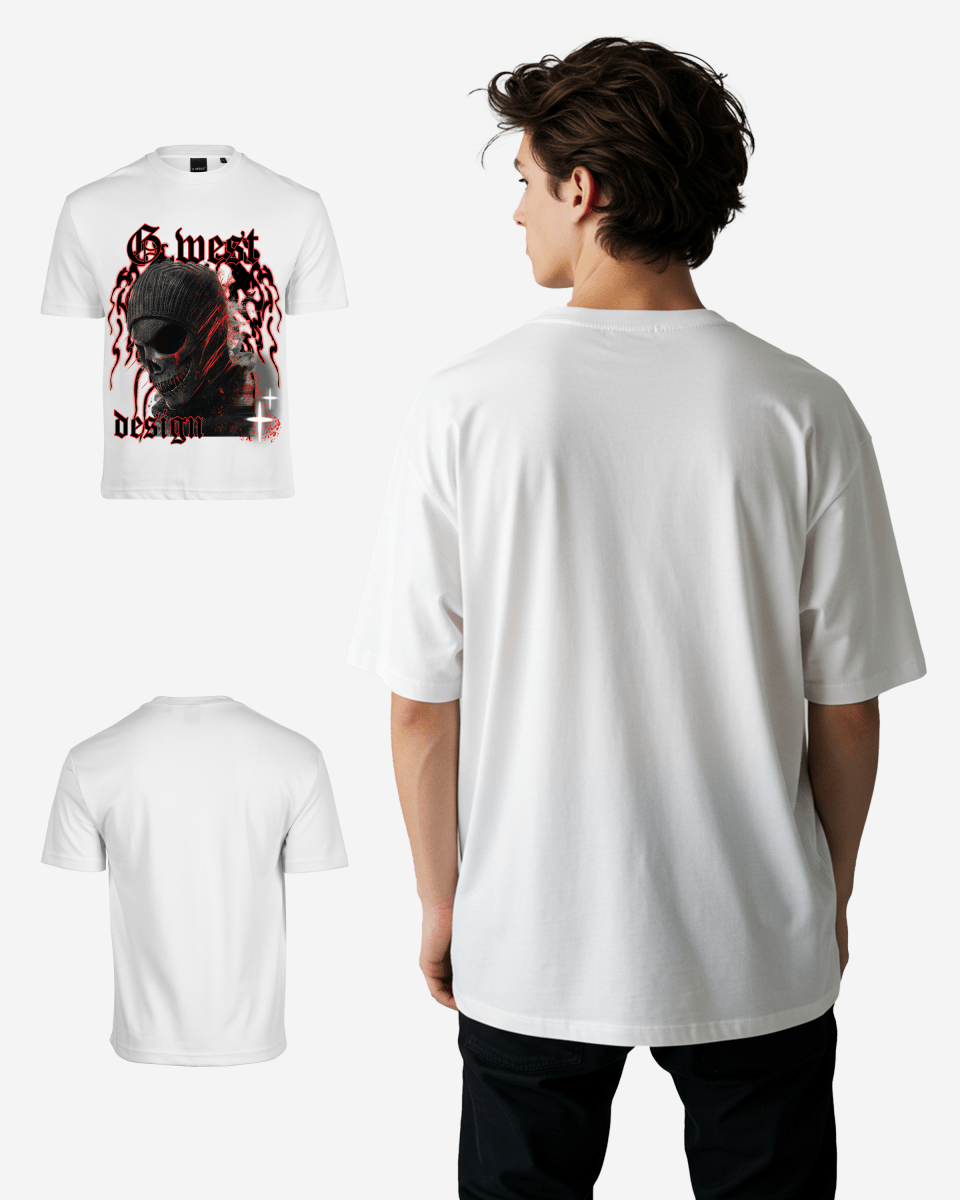 G WEST MASK 3.0 Oversized TEE