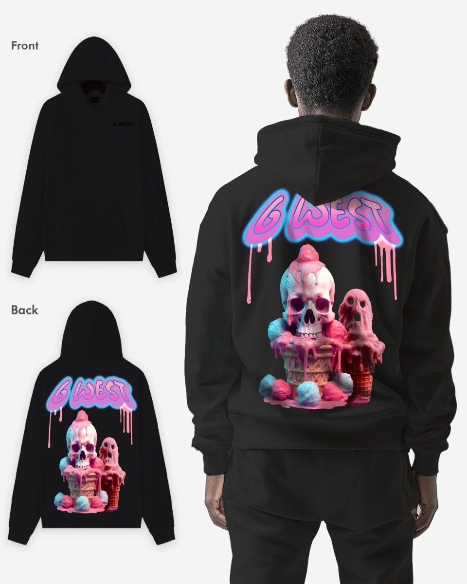 G West Melting Ice Cream Oversize Hoodie