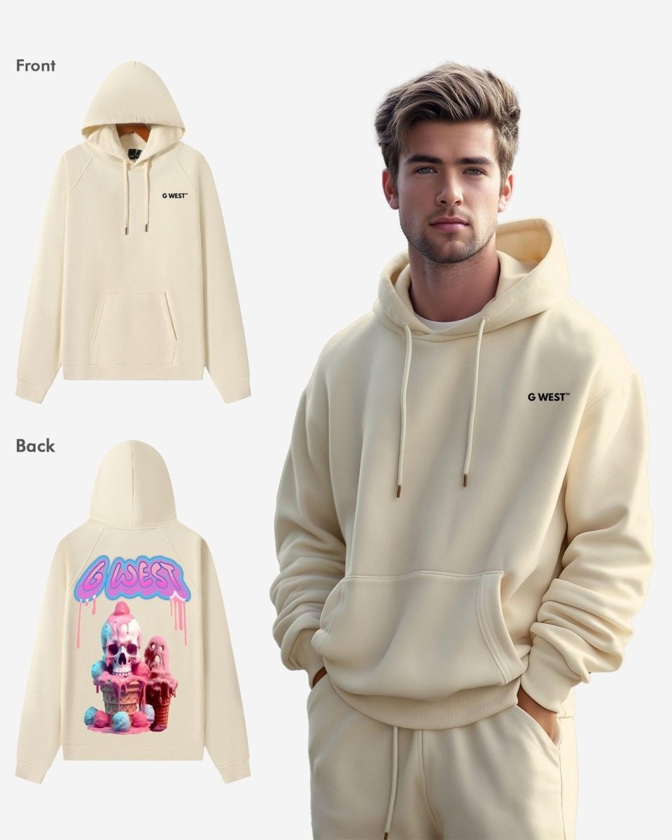 G West Melting Ice Cream Oversize Hoodie
