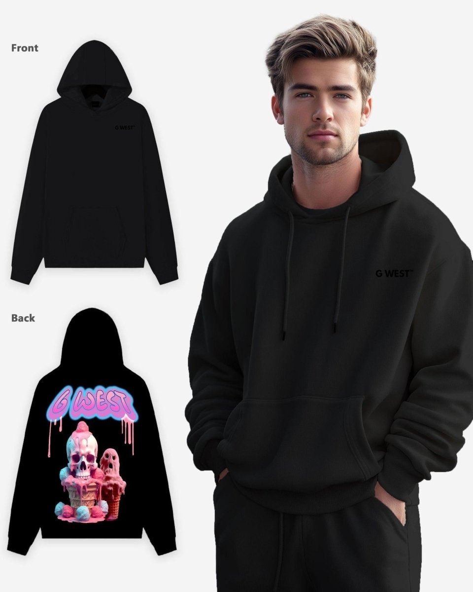 G West Melting Ice Cream Oversize Hoodie