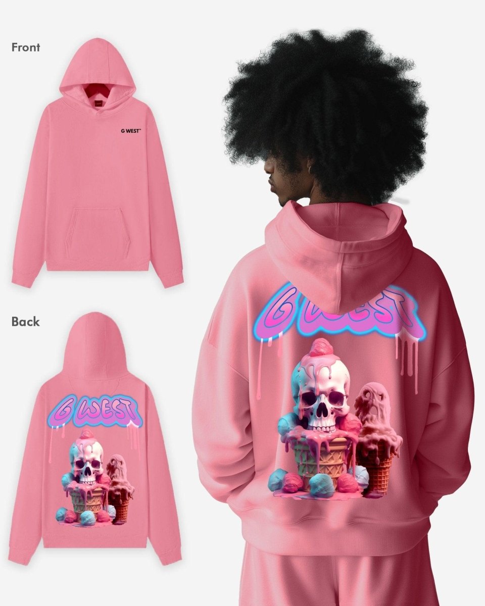 G West Melting Ice Cream Oversize Hoodie