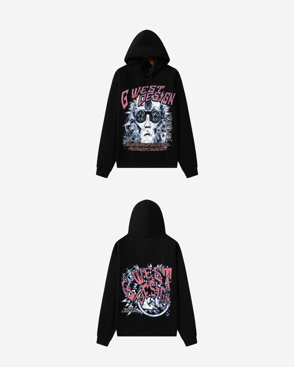 G West Mens Chasing Dreams Oversize Hoodie