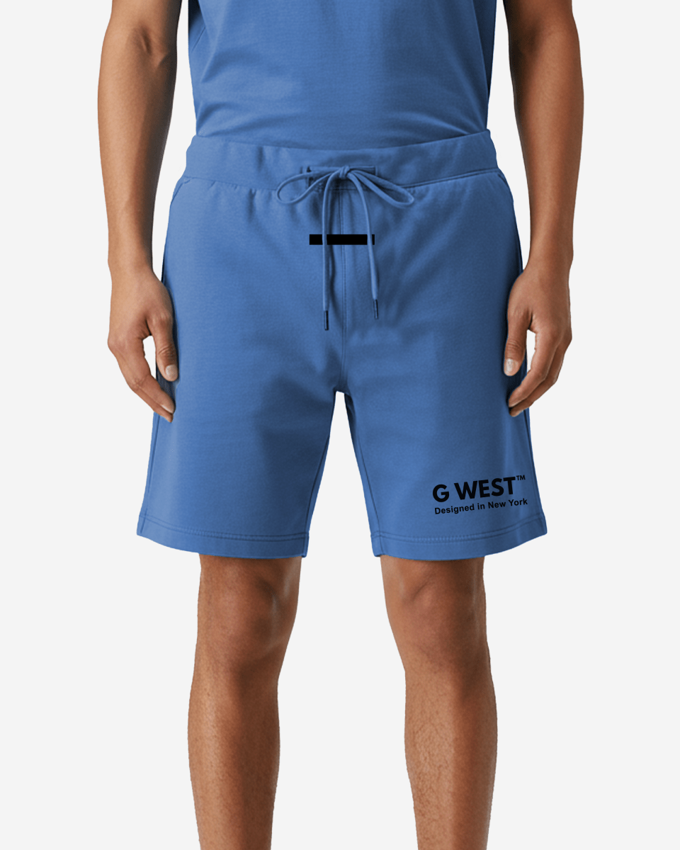 G WEST MENS LIFESTYLE PREMIUM SWEAT SHORTS