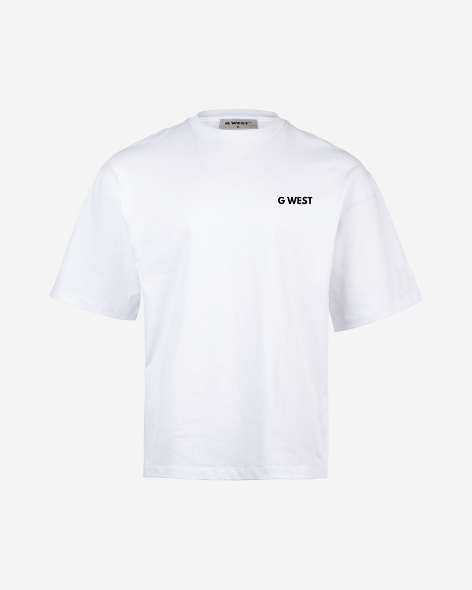 G WEST MENS LOGO KEEP DRY OVERSIZED TEE