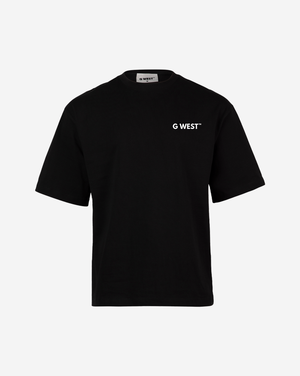 G WEST MENS LOGO KEEP DRY OVERSIZED TEE