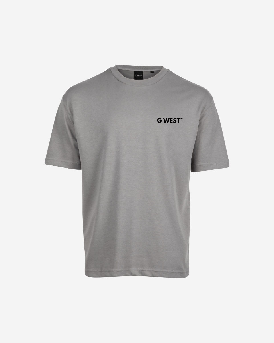 G WEST MENS LOGO KEEP DRY OVERSIZED TEE