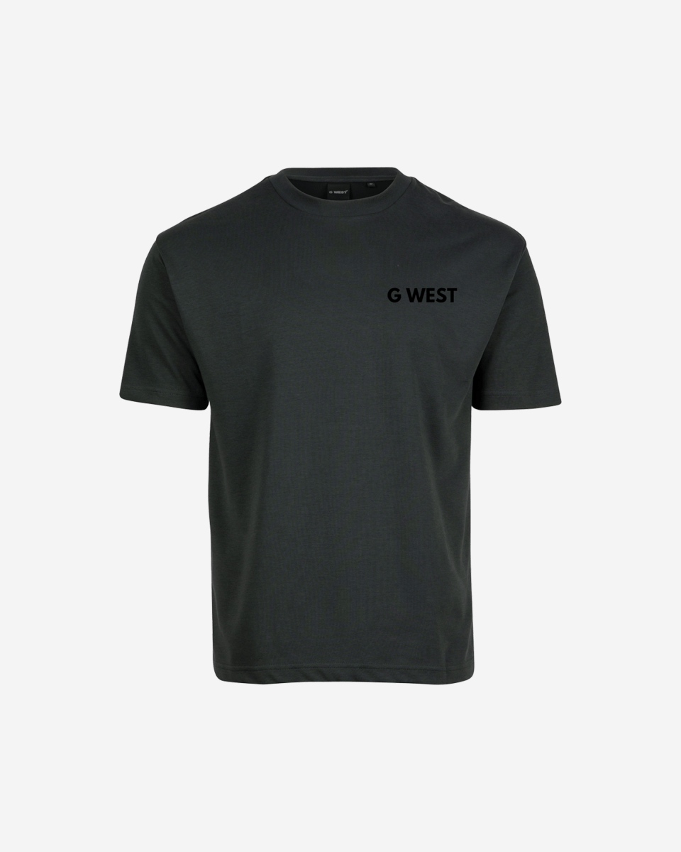 G WEST MENS LOGO KEEP DRY OVERSIZED TEE