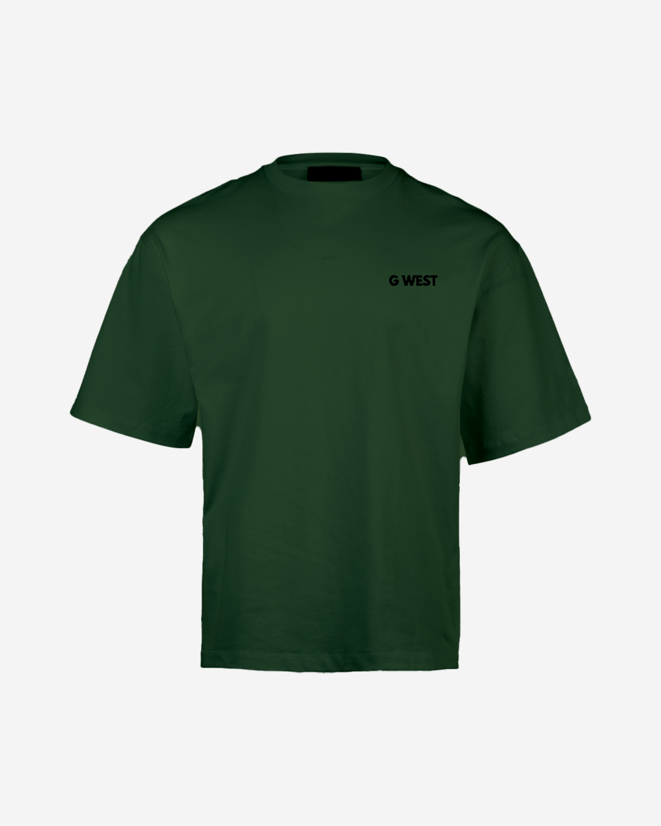 G WEST MENS LOGO KEEP DRY OVERSIZED TEE