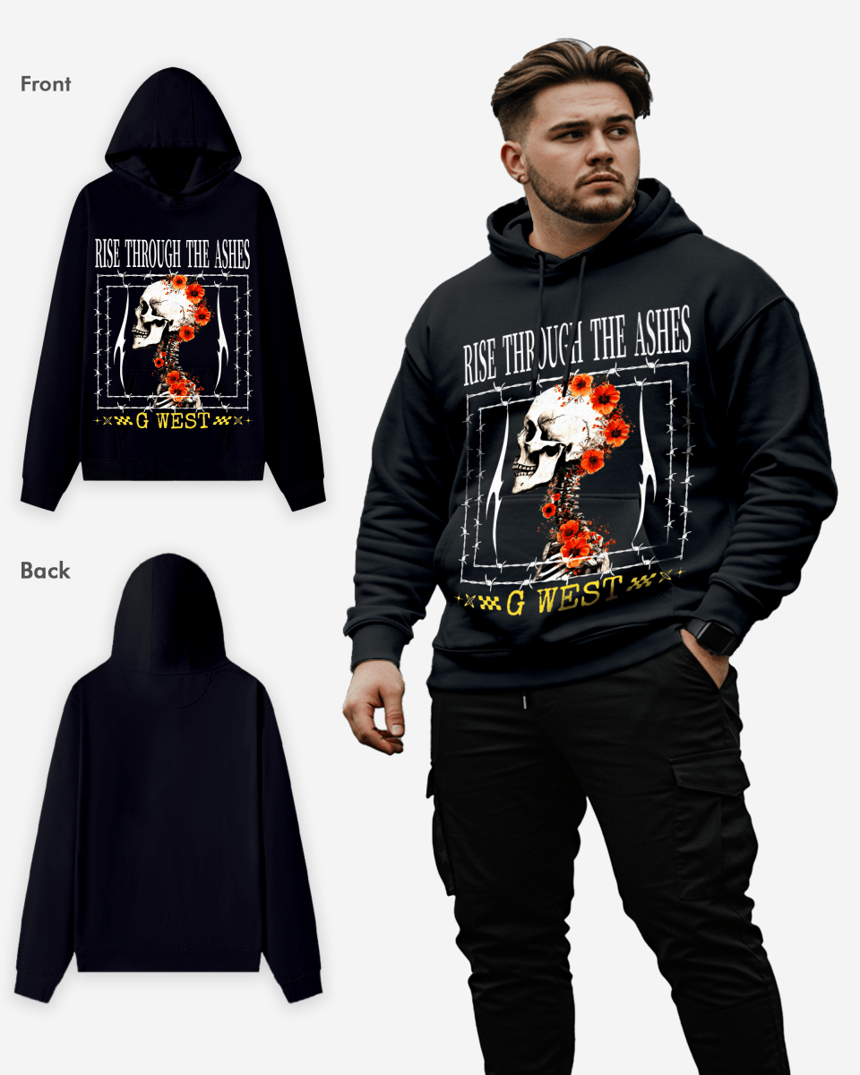 G WEST MENTAL DESTRUCTION HOODIE Big and Tall