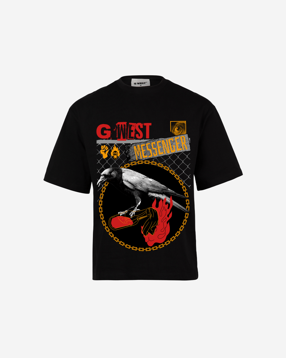G-WEST MESSENGER OVERSIZED TEE