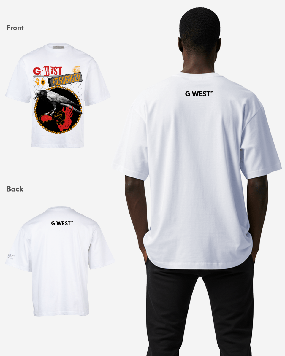 G-WEST MESSENGER OVERSIZED TEE