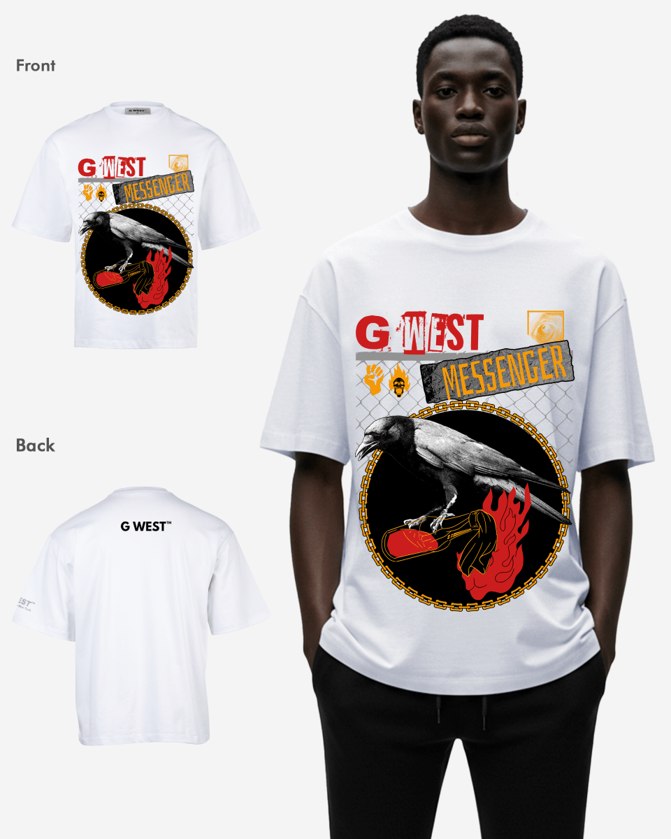 G-WEST MESSENGER OVERSIZED TEE