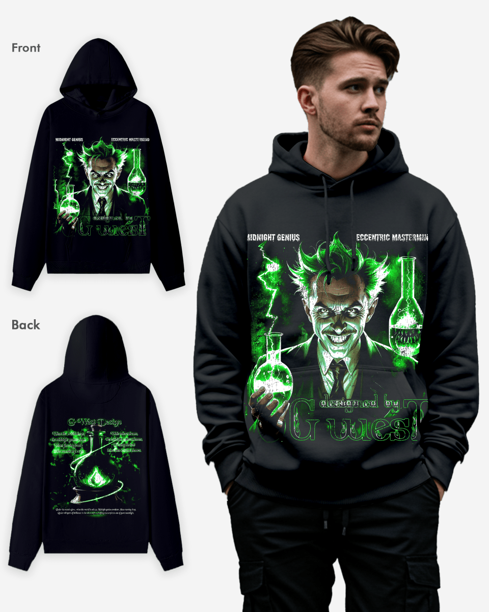 G WEST MIDNIGHT GENIUS HOODIE Big and Tall