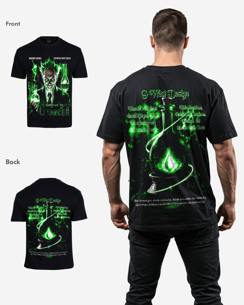 G West Midnight Genius Premium Oversized Tee