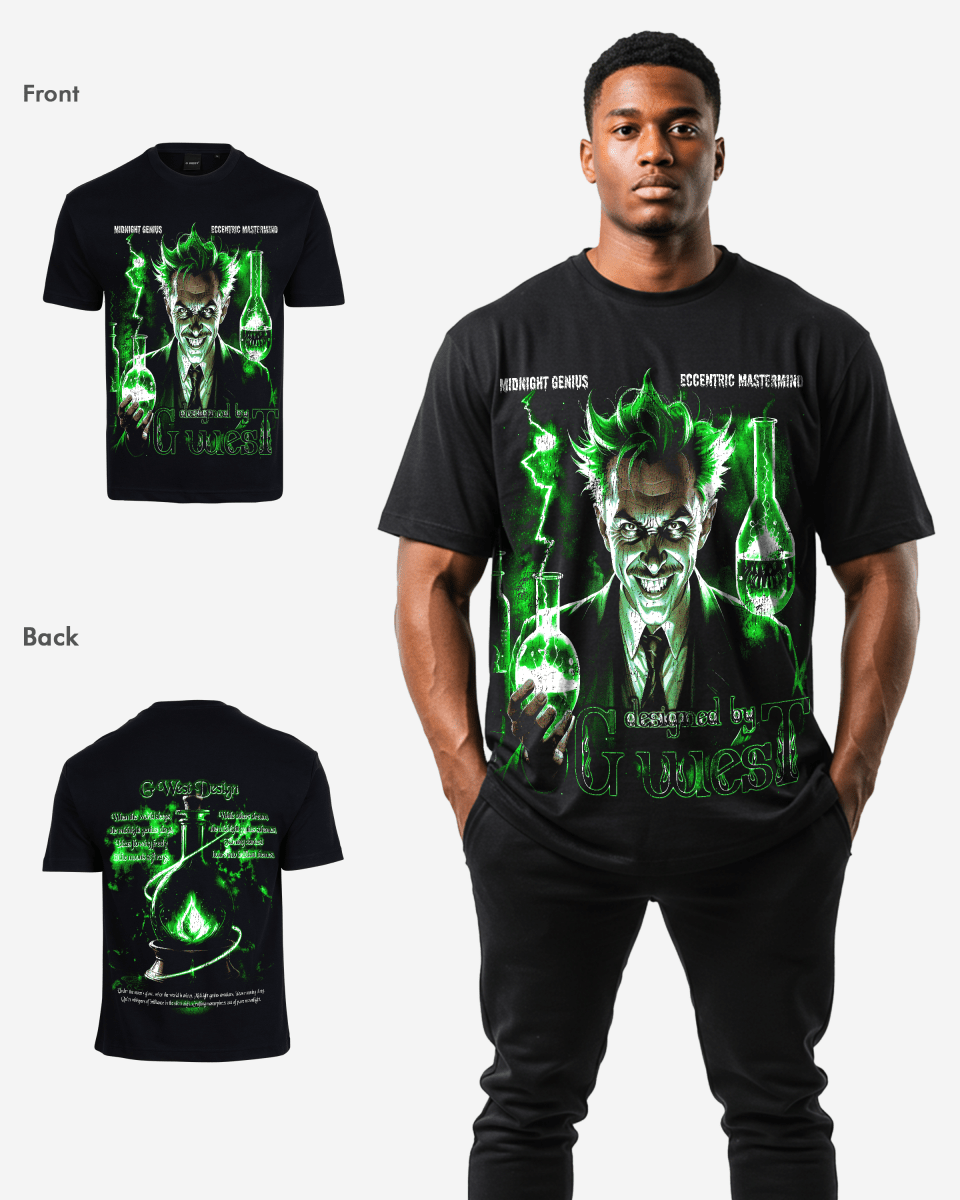 G West Midnight Genius Premium Oversized Tee