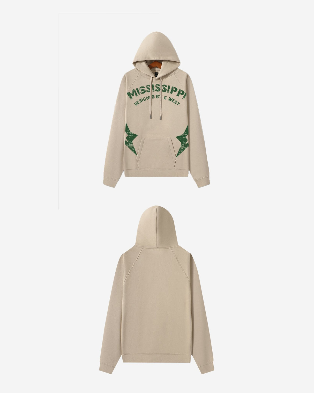G WEST MISSISSIPPI TAN HOODIE