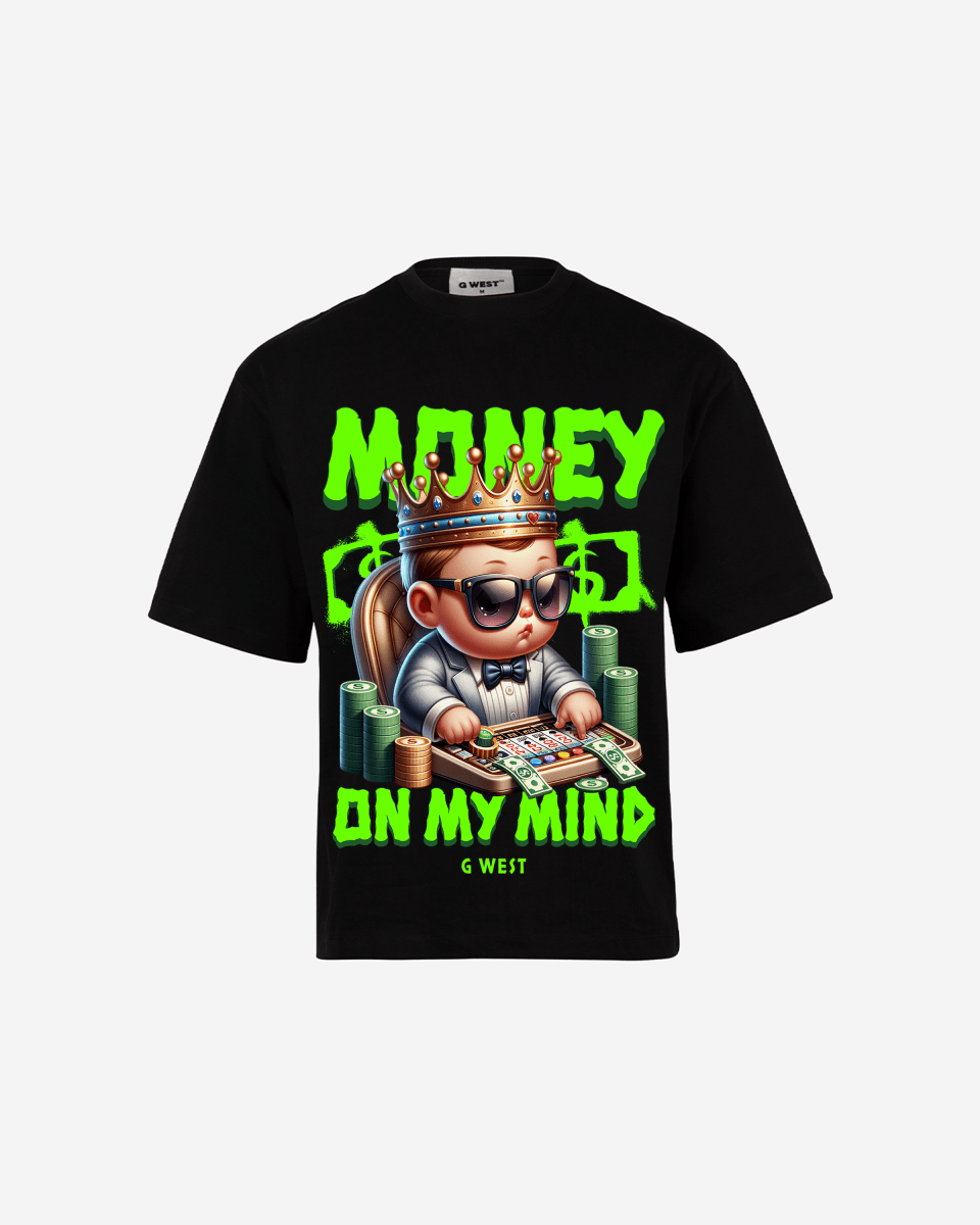 G-WEST MONEY ON MY MIND OVERSIZED TEE