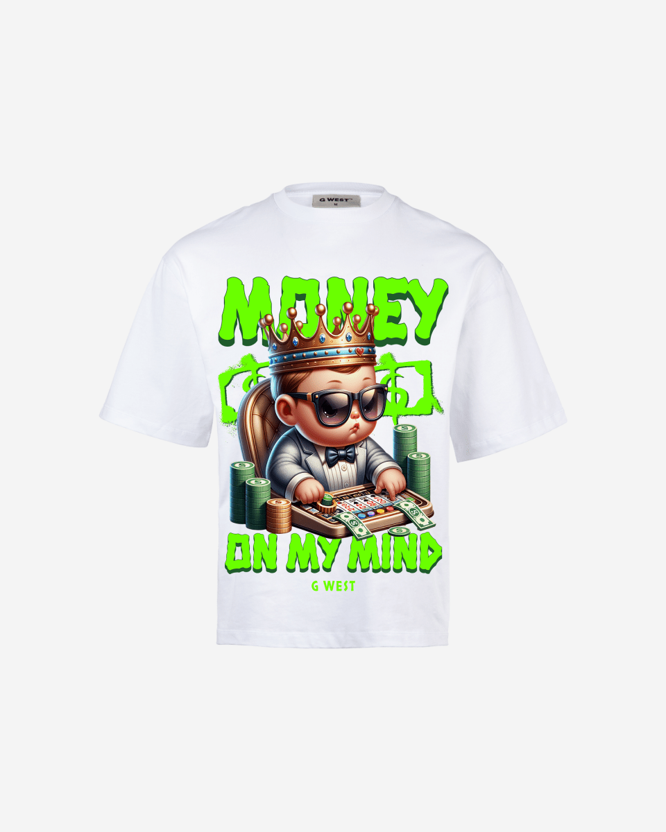 G-WEST MONEY ON MY MIND OVERSIZED TEE