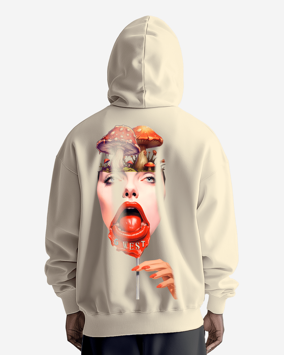 G West Mushroom Lollipop Heavy Premium Hoodie