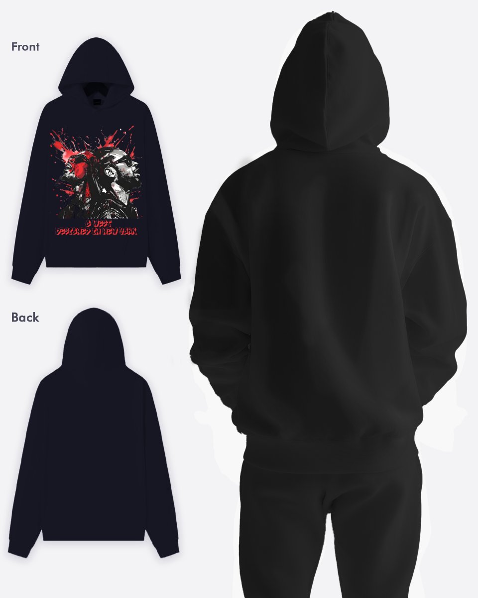 G WEST MUSIC CLUB OVERSIZE HOODIE