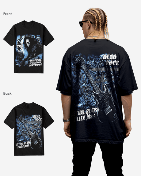 G West Musical Prodigy Virtuoso Black Tee Big and Tall