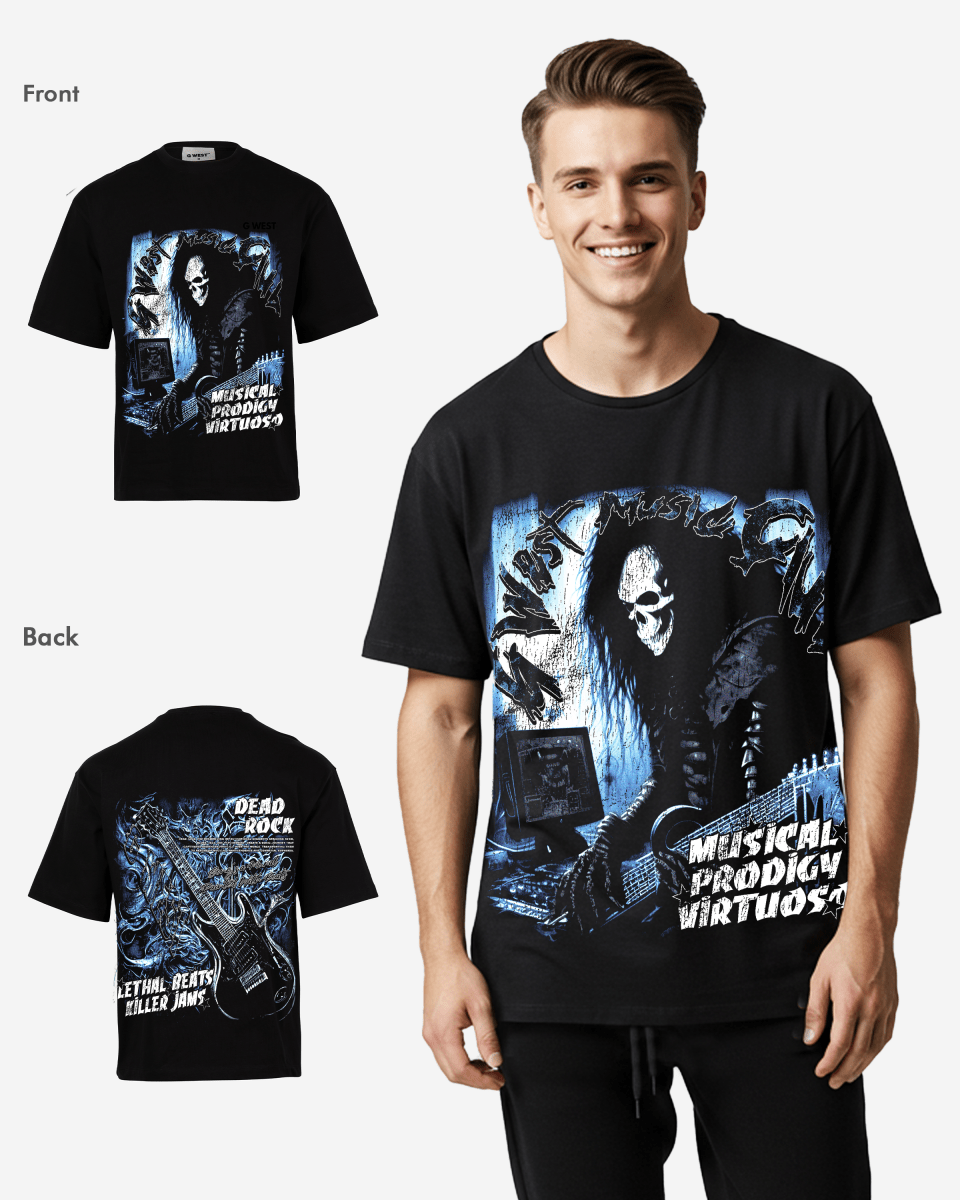 G West Musical Prodigy Virtuoso Premium Oversized Tee