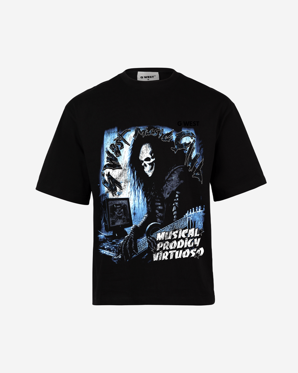 G West Musical Prodigy Virtuoso Premium Oversized Tee