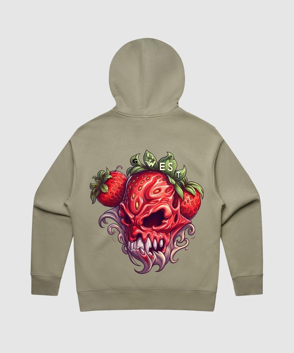 G West Mutated Strawberry Heavy Premium Hoodie