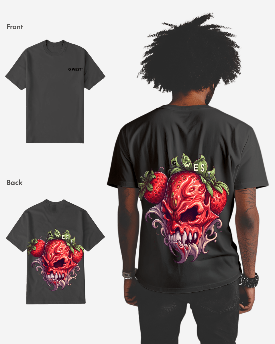 G WEST MUTATED STRAWBERRY T-SHIRT - 12 COLORS