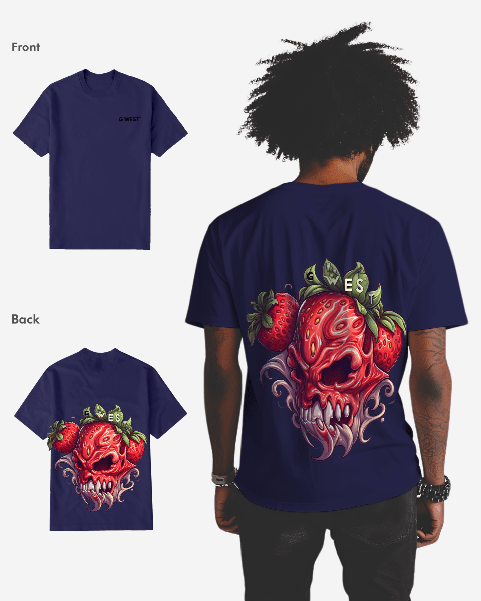 G WEST MUTATED STRAWBERRY T-SHIRT - 12 COLORS