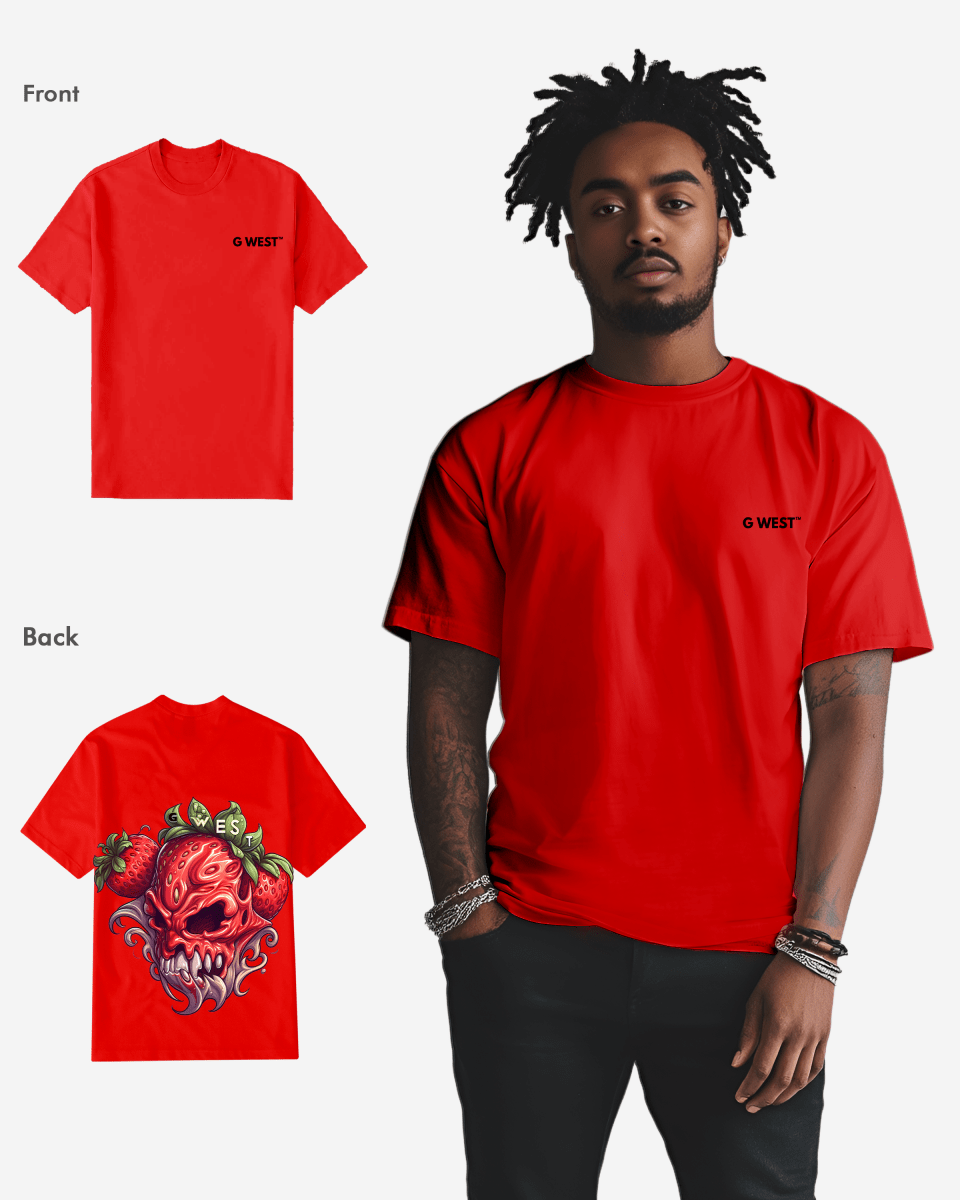G WEST MUTATED STRAWBERRY T-SHIRT - 12 COLORS