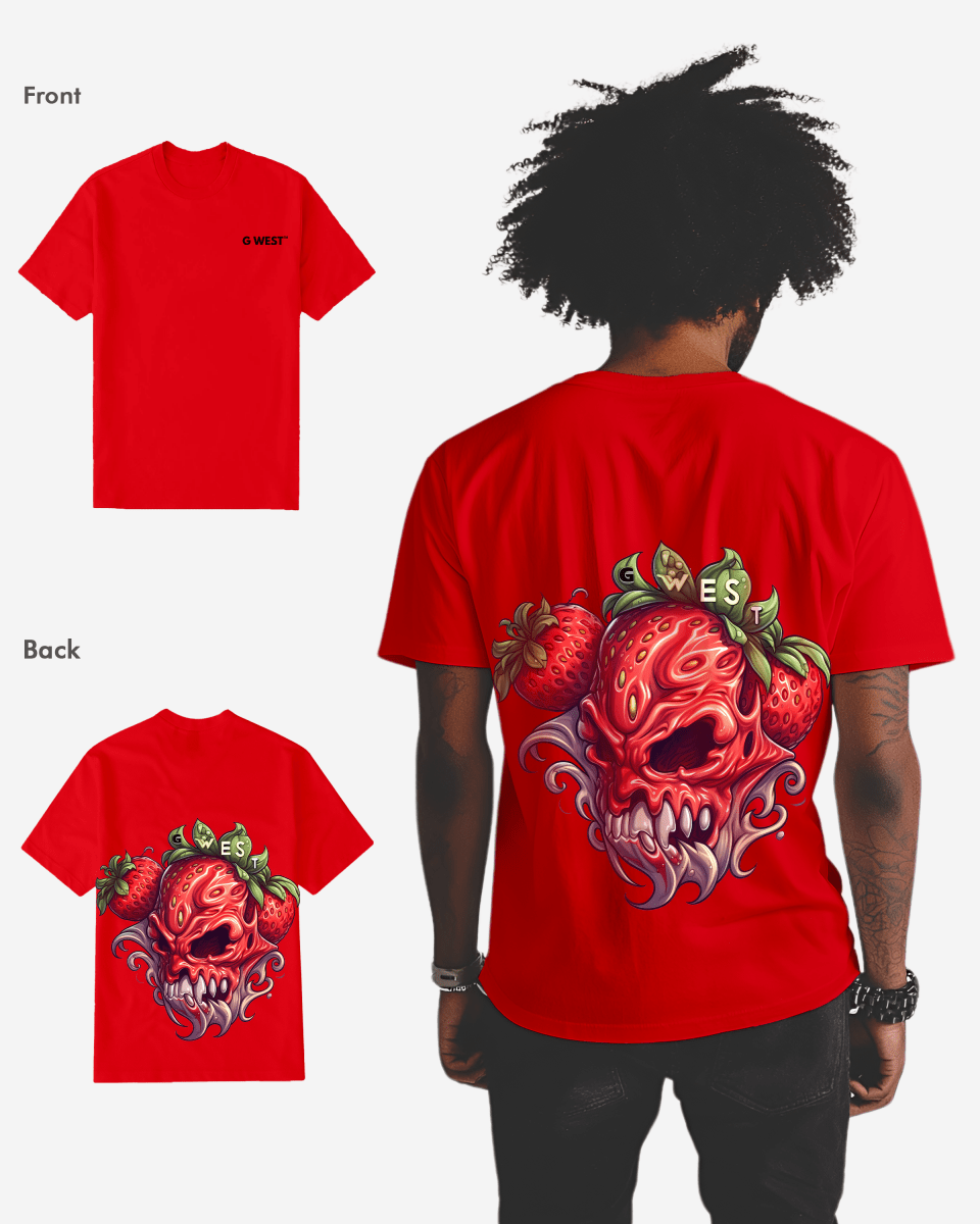 G WEST MUTATED STRAWBERRY T-SHIRT - 12 COLORS
