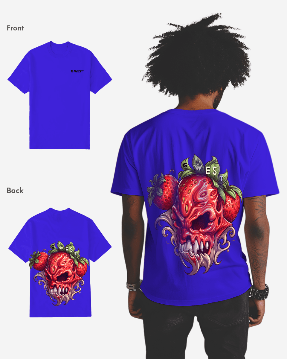 G WEST MUTATED STRAWBERRY T-SHIRT - 12 COLORS