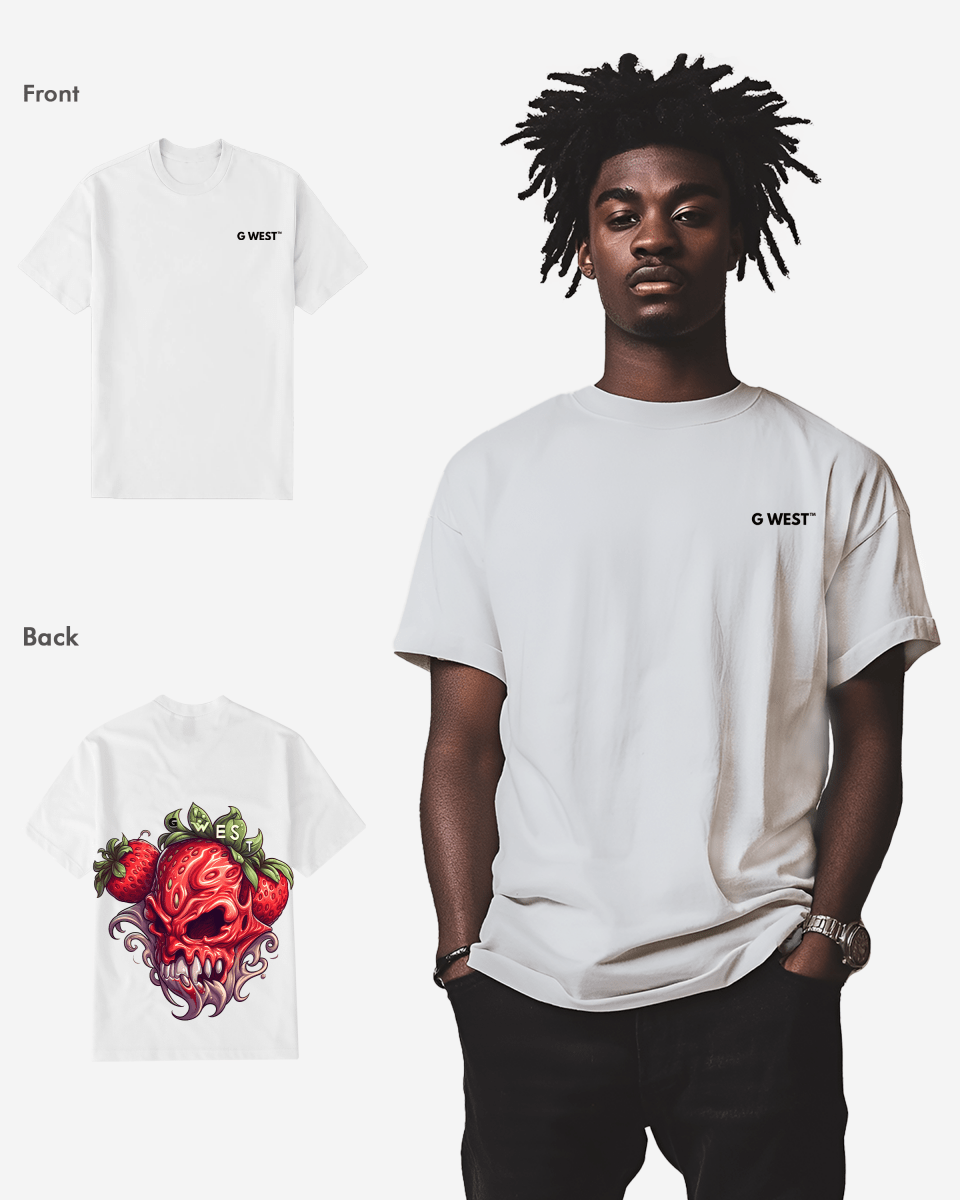 G WEST MUTATED STRAWBERRY T-SHIRT - 12 COLORS