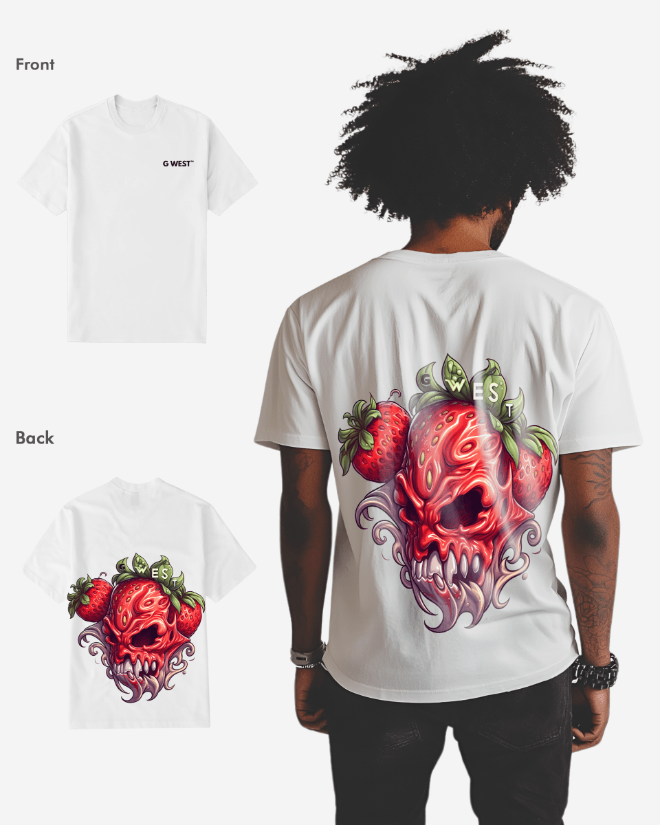 G WEST MUTATED STRAWBERRY T-SHIRT - 12 COLORS