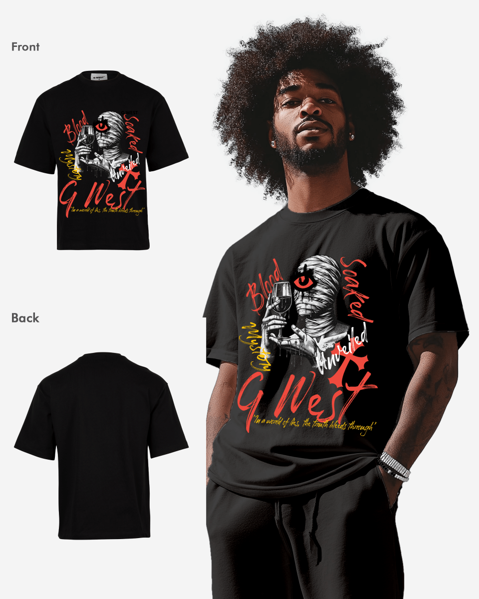 G West Mystery Unveiled Oversized Tee