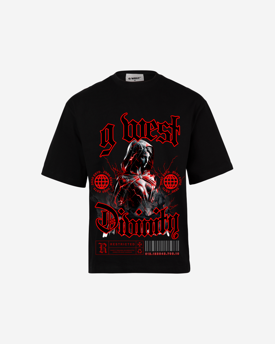G-WEST MYSTIC DIVINITY OVERSIZED TEE