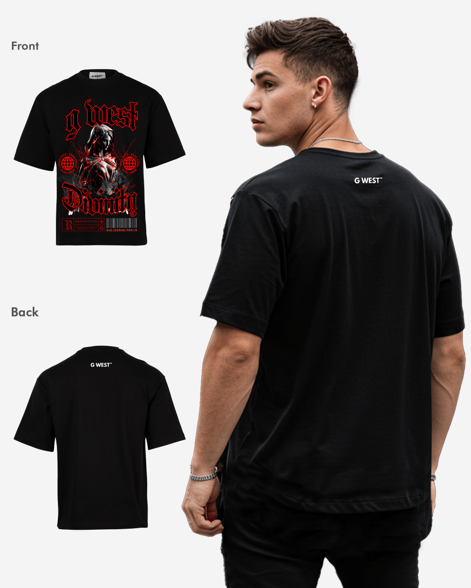 G-WEST MYSTIC DIVINITY OVERSIZED TEE