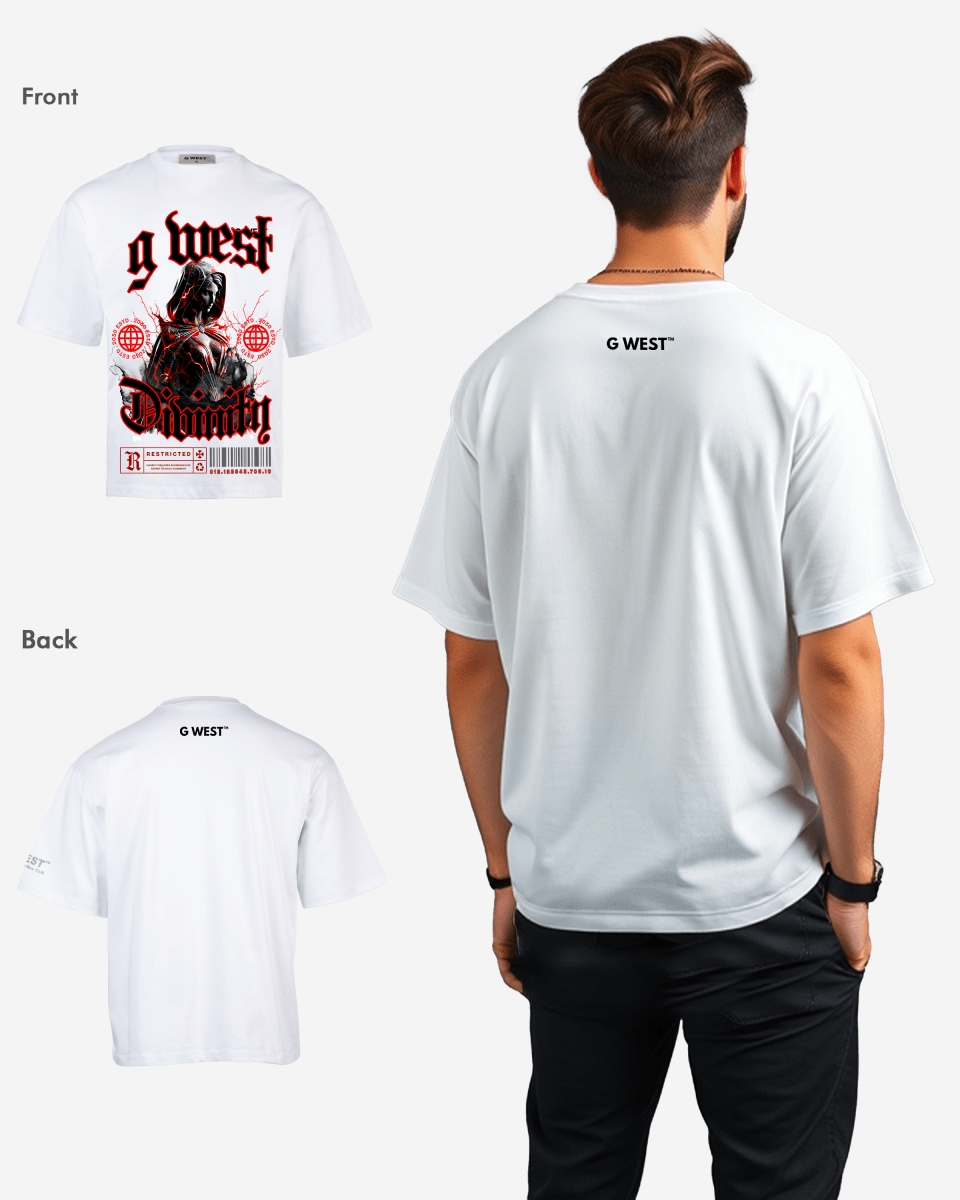 G-WEST MYSTIC DIVINITY OVERSIZED TEE