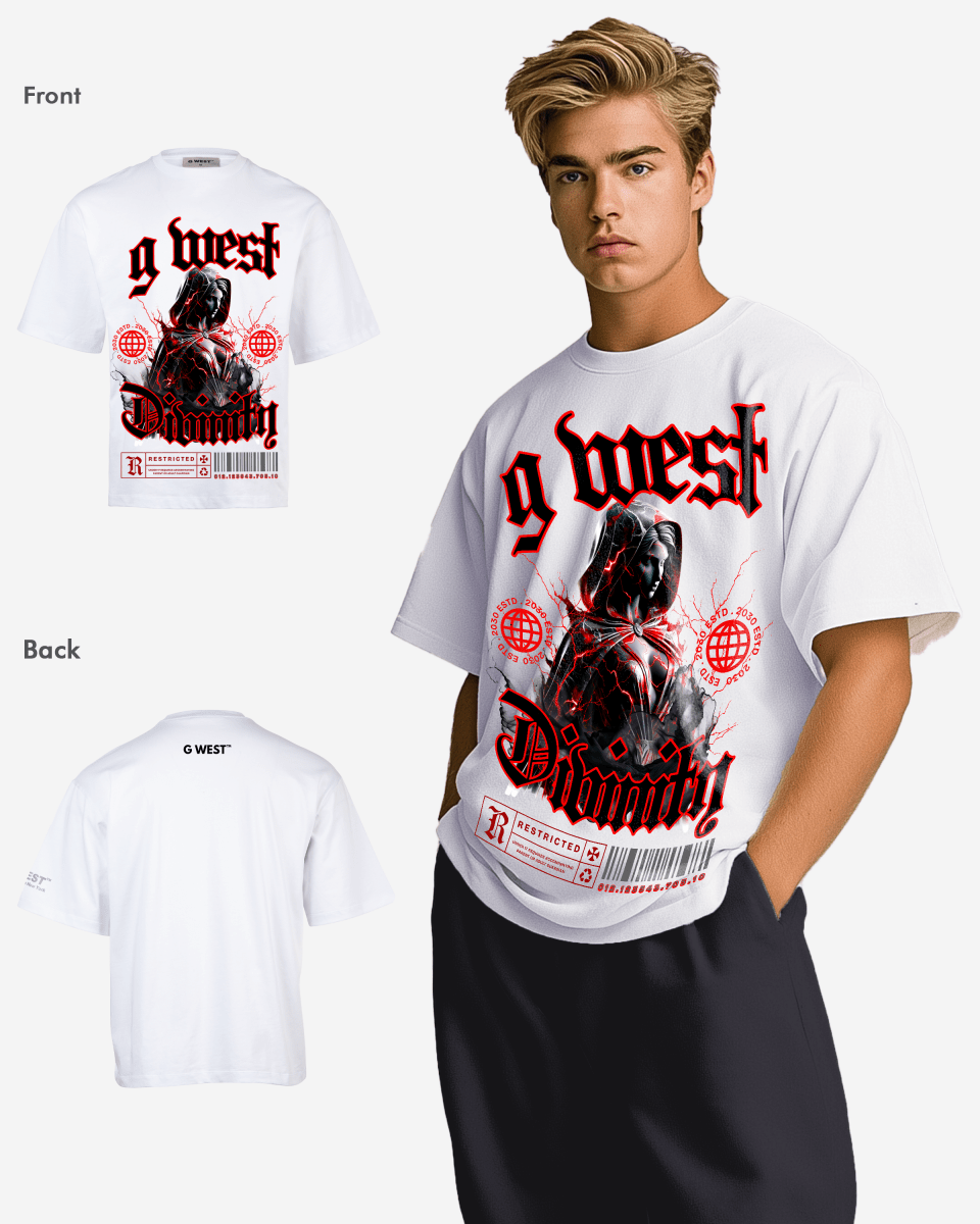 G-WEST MYSTIC DIVINITY OVERSIZED TEE