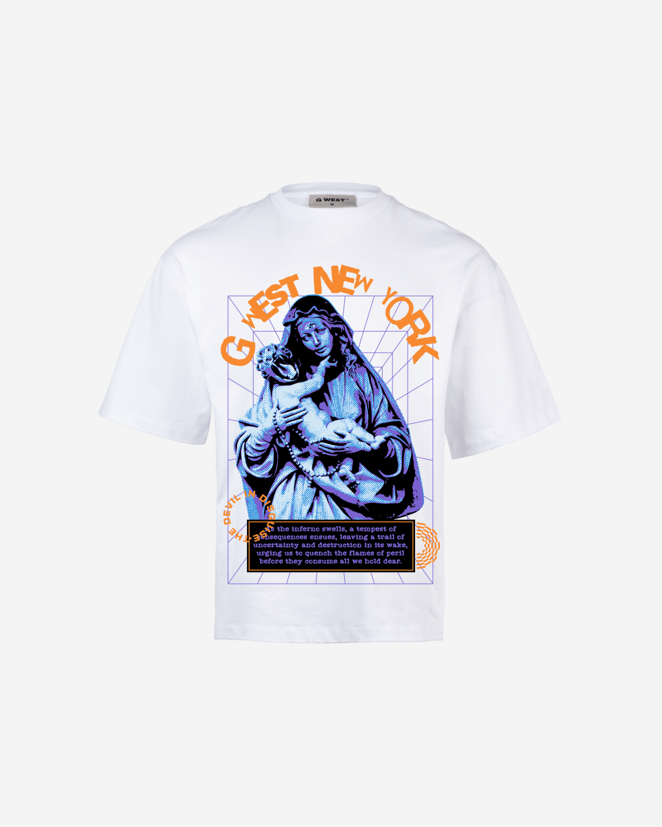 G-WEST NEW YORK OVERSIZED TEE