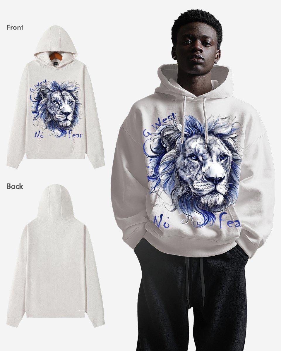 G West No Fear Oversize Hoodie