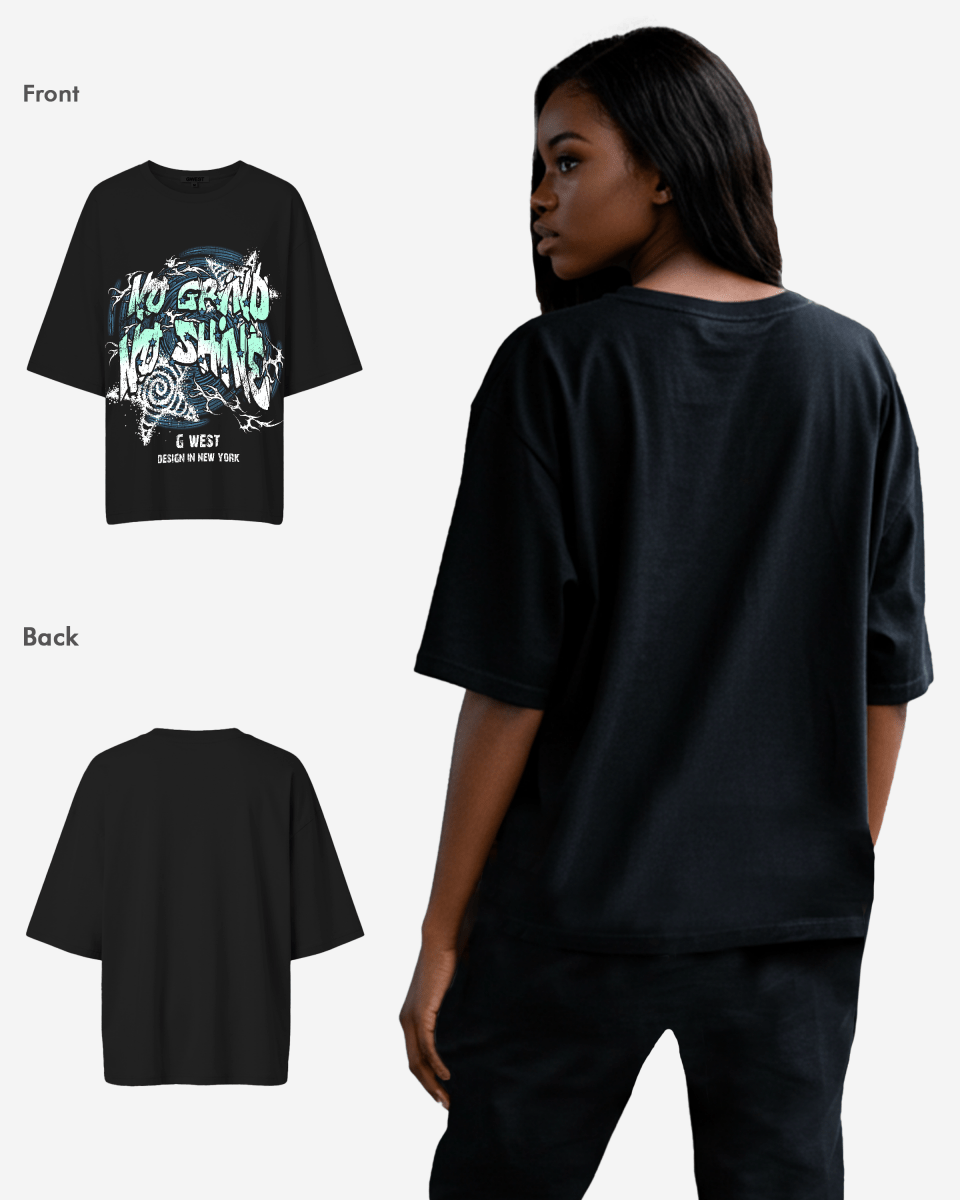 G West No Grind No Shine Oversized Tee - WOMEN