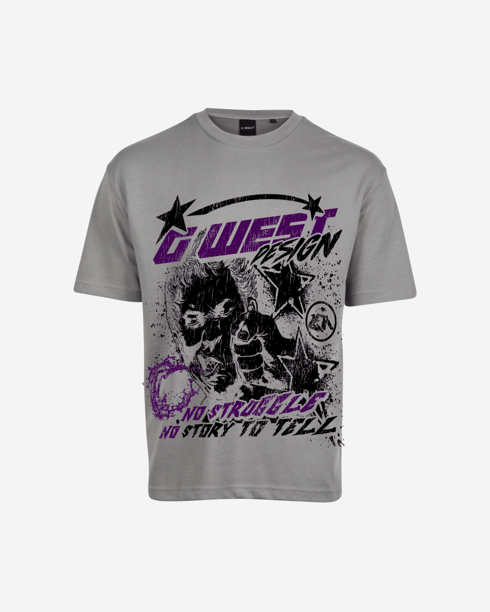 G West No Struggle No Story Oversized Tee