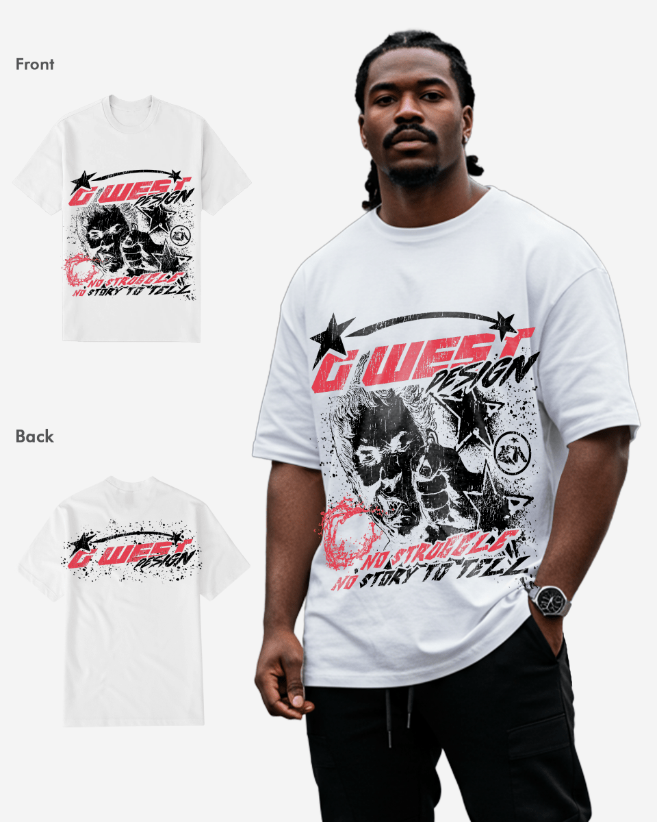 G West No Struggle No Story Tee Big and Tall