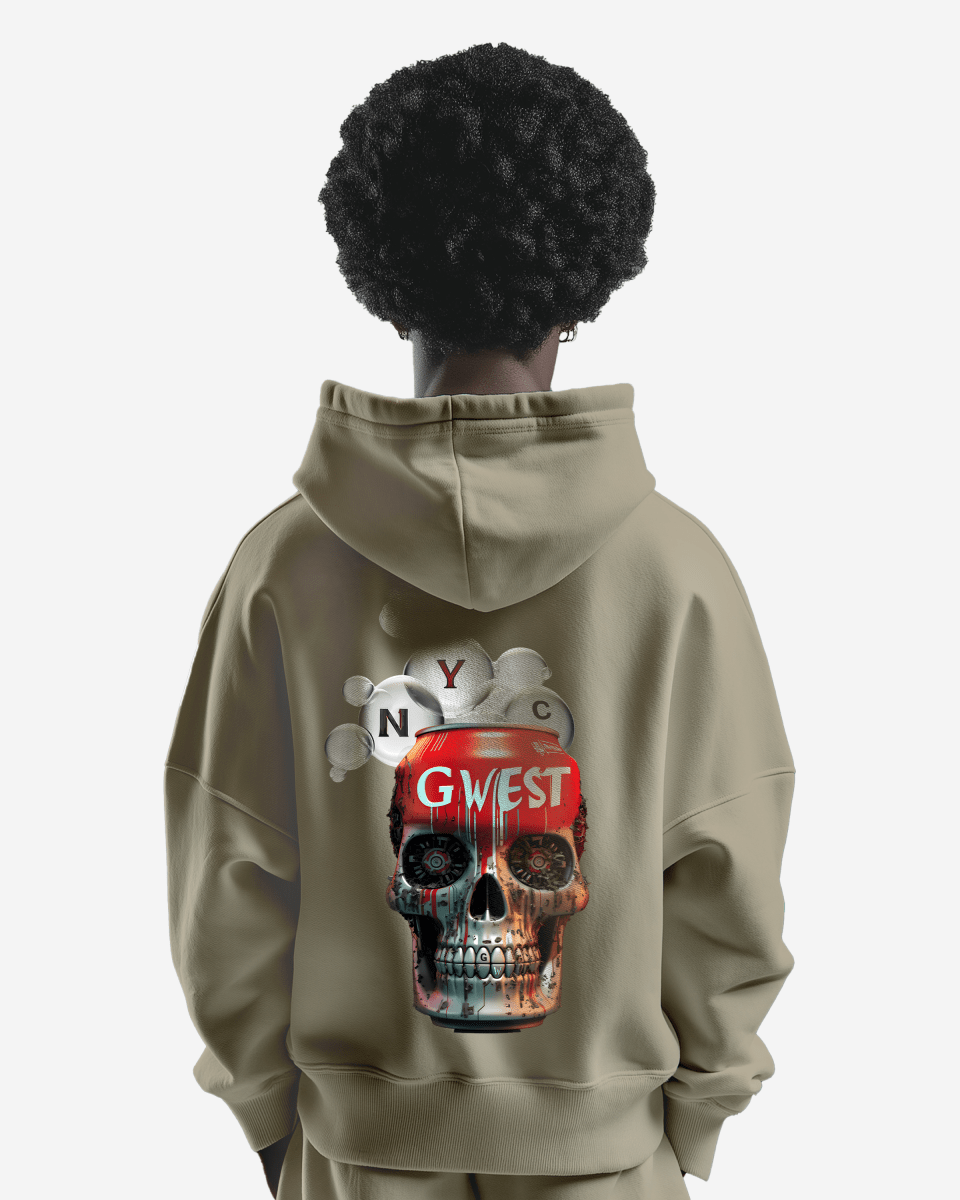 G West Nyc Can Heavy Premium Oversized Hoodie