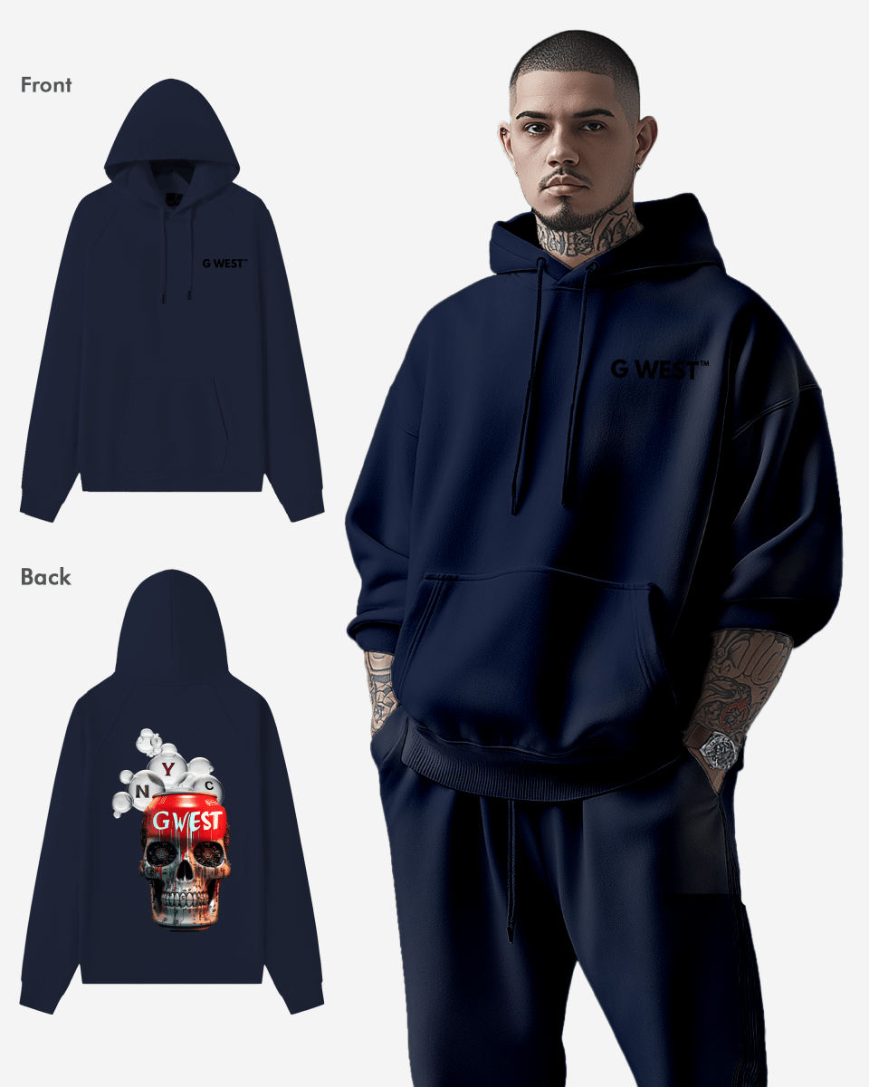 G West Nyc Can Heavy Premium Oversized Hoodie