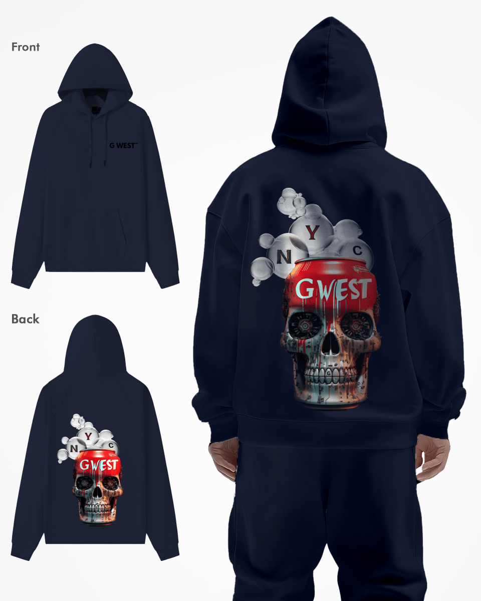 G West Nyc Can Heavy Premium Oversized Hoodie